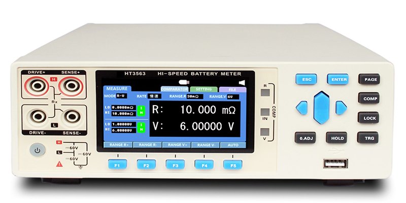 3563 Precision battery tester front