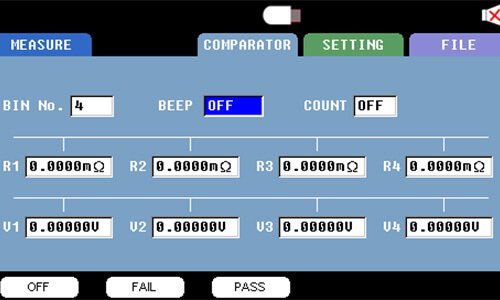 10μV～300V 3563A Battery Tester Beeper Configuration