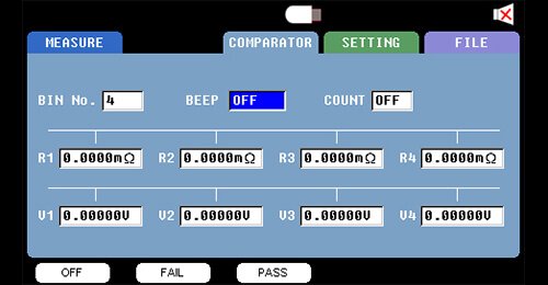 10μV～300V 3563A Battery Tester Beeper Configuration