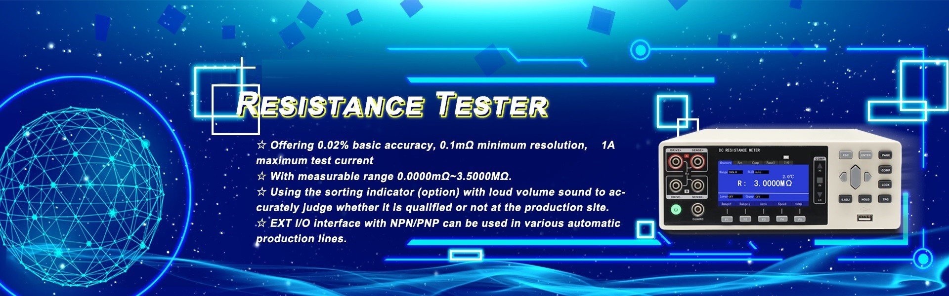 Resistance Tester Banner 03