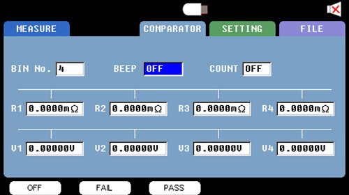 10μV～300V 3563A Battery Tester Beeper Configuration