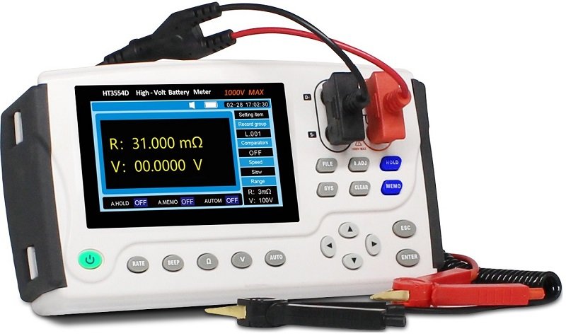 HT3554D portable battery tester