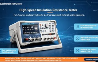 Safe Operation and Maintenance of High-Speed Insulation Resistance Tester